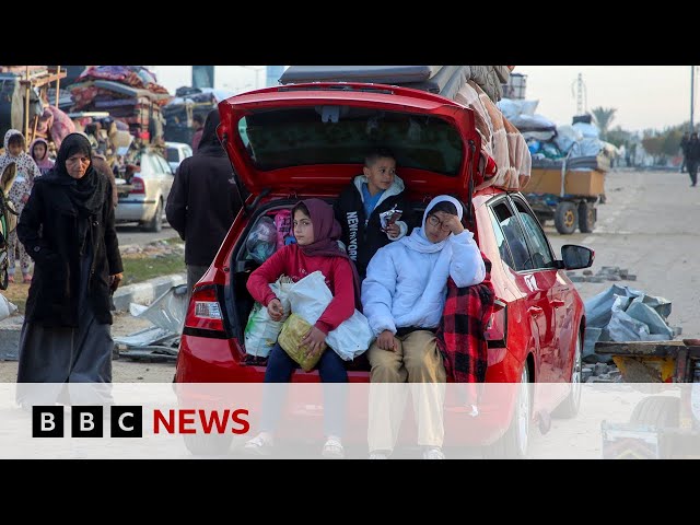 President Trump calls on Egypt and Jordan to take in Palestinians from Gaza | BBC News