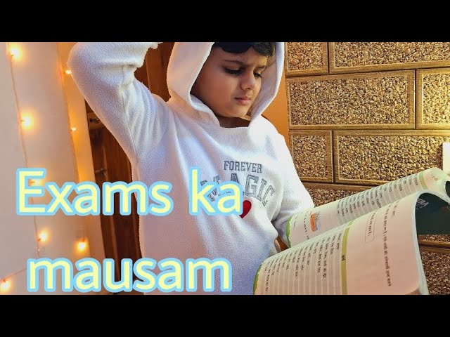 Exam's ka mausam😀 VIBE WITH TANUSH @Vibewithtanushofficail