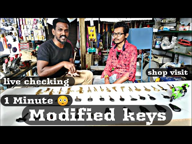 Bike Key Modification Shop in Thirunelveli / shop Review/ Black Buddy Tamil