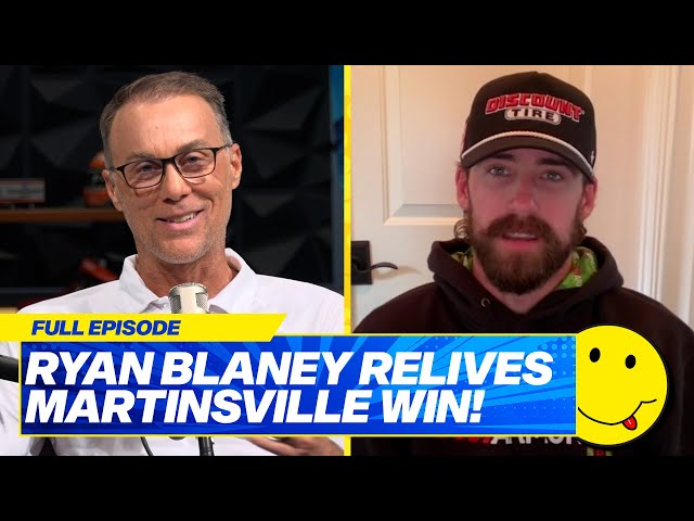 Ryan Blaney relives his DRAMATIC win at Martinsville to Kevin Harvick!