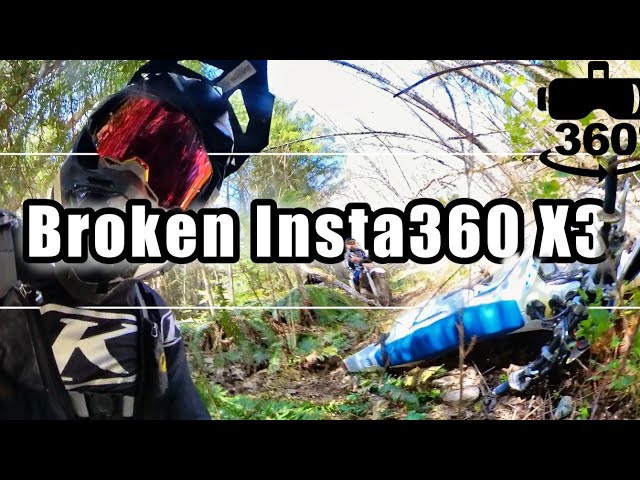 Virtual Reality DirtBike Crash Breaks my Insta360 X3. S3E9