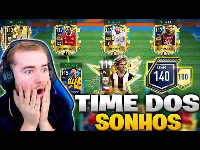 😱 EVOLUÍ O TIME DO INSCRITO 😱 + DE 130 DE GER  - JEITO FÁCIL NO FIFA MOBILE 23