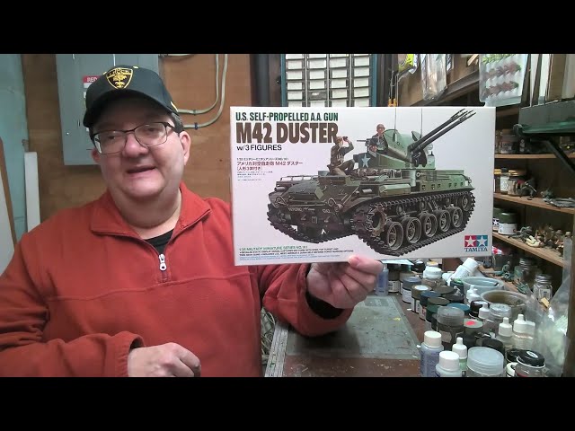 Model Building - M42 Duster by Tamiya