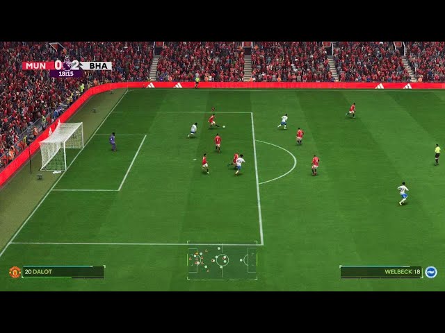 EA SPORTS FC 25 Game Moments Captured Manchester United Vs Brighton #games #fc25 #gaming #gamer