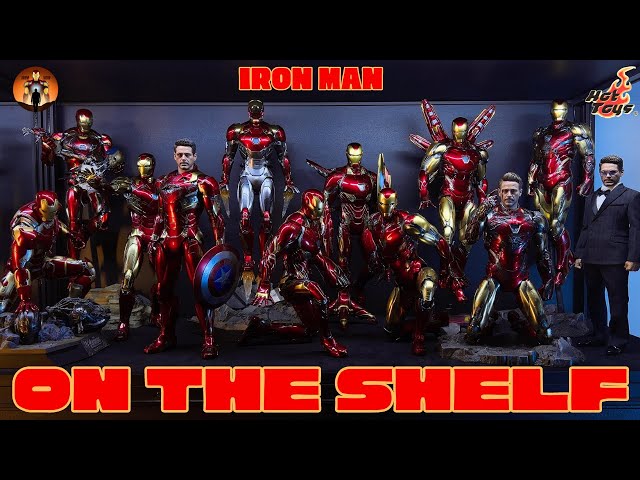 Hot Toys 1/6 Scale Iron Man On The Shelf