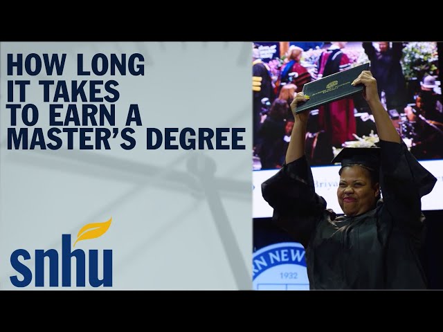 How Long Does It Take to Get a Master’s Degree?