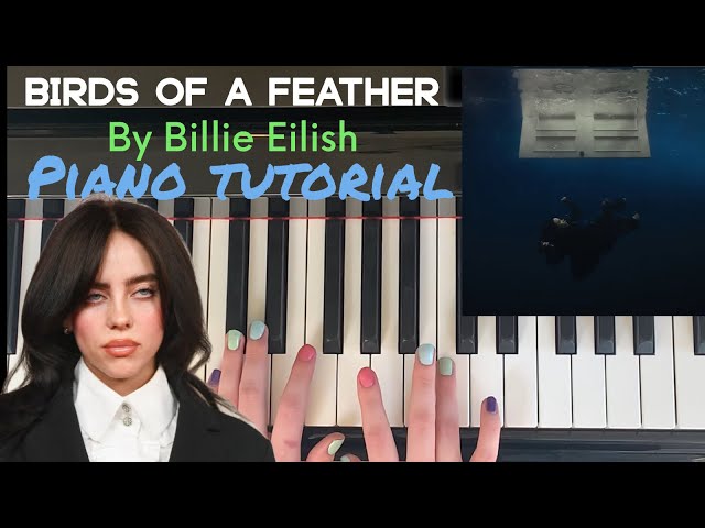 BIRDS OF A FEATHER by Billie Eilish - Easy Piano Tutorial