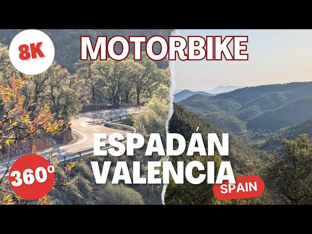 8K VR On-Board Motorcycle | Valencia Roads - Spain | Sierra Espadan 1 | Insta360 X4 Full Immersion