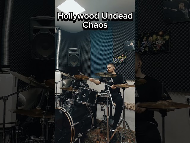 Hollywood Undead -Chaos(drum cover) #drumcover #drums #drummer #shorts #hollywood #alternative #rock