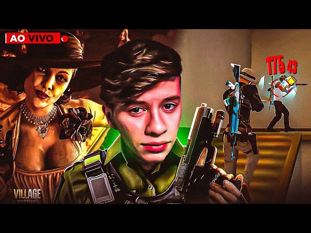 FREE FIRE KAKASHI e RESIDENT VILLAGE #5 🎄 APELAPATO LIVE ON 💙 MEGA