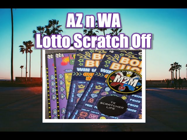 Arizona Loteria Grande and Washington Bolt Bucks Scratch Off Tickets