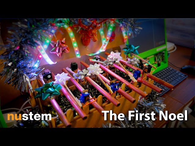 @NUSTEMxmas robot glockenspiel   The First Noel