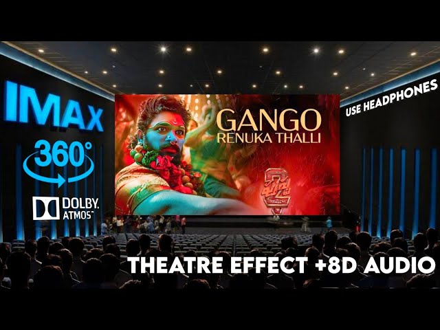 Gango Renuka Thalli (Jathara)|Theatre Experience Dolby  Surround  sound |Allu Arjun | Rashmika