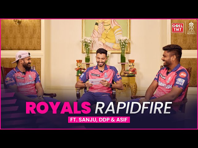 Big Reveals From Asif, DDP, and Sanju | Royals Rapid Fire | IPL 2023 | Rajasthan Royals