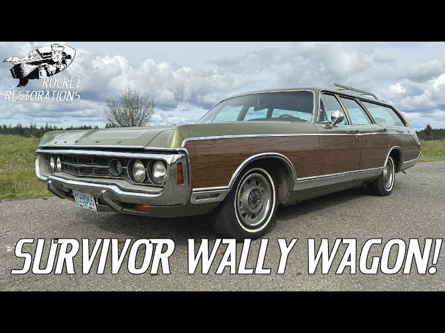 LOADED Out Original Paint SURVIVOR 1970 Dodge Monaco Woodgrain Wagon! T-Code 440 With WOOD!