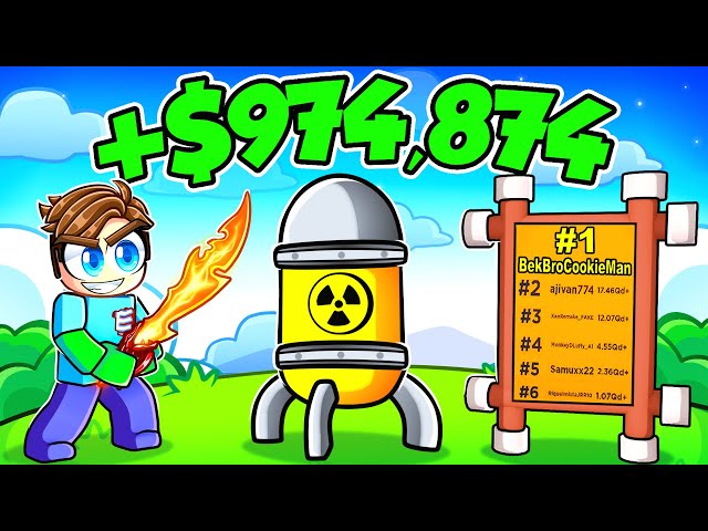 Spending Robux to be the BEST PLAYER in Bomb Simulator!