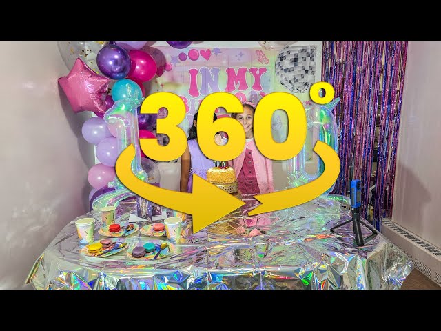 Sahana's 10th birthday in 360 #birthday #cake #ottawa #canada