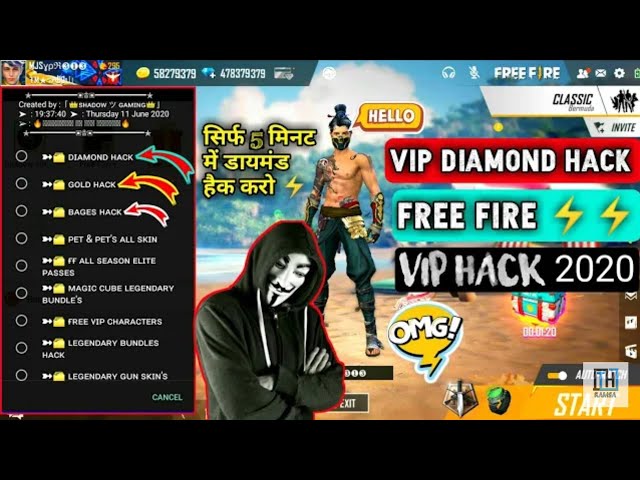 DIAMOND HACK FREE FIRE | HOW TO HACK FREE FIRE DIAMONDS | FREE FIRE HACK DIAMOND | DIAMOND HACK