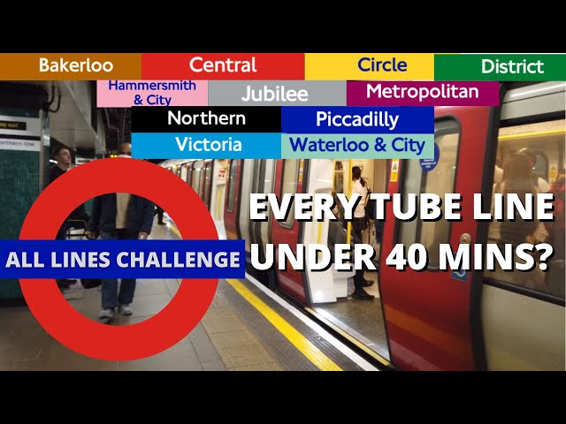 London All Lines Challenge 2022: Every Tube line in the quickest time possible!