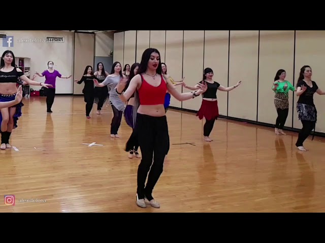 ALEX DELORA belly dance//technique class//TAIWAN 2018