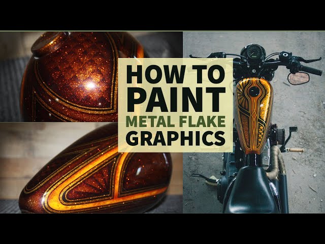 How to Paint Candy Metal Flake Panel Graphics