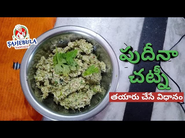 Pudina Chutney Recipe in Telugu || పుదీనా చట్నీ తయారీ విధానం