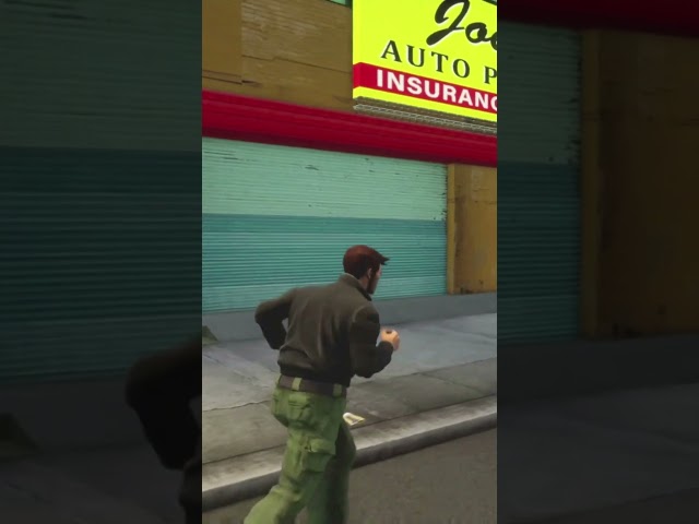 GTA III : Definitive Edition - "Glitch" Falling Out Of World At Joey's Garage #shorts