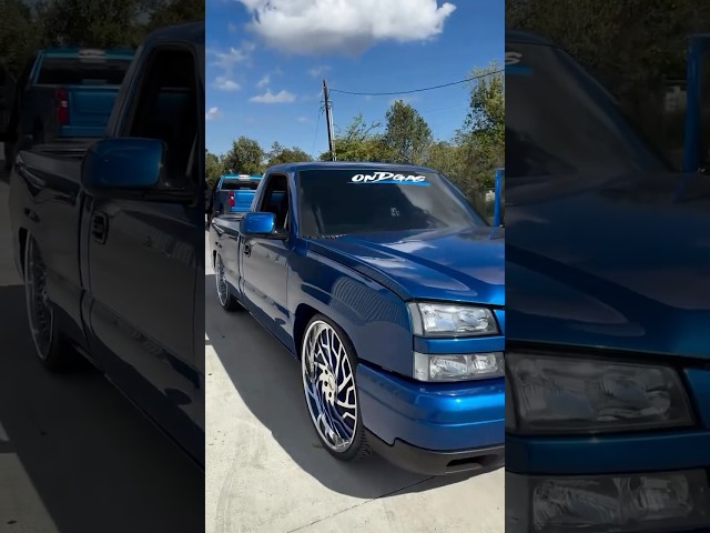 NBS Silverado Cateye Tuckin 28” Big Lip Forgiato Rims #nbs #silverado #chevy #droppedtrucks #trucks