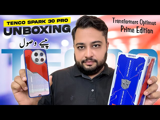 Tecno Spark 30 Pro Unboxing Transformers Edition 45,999 me Kamal ka fone