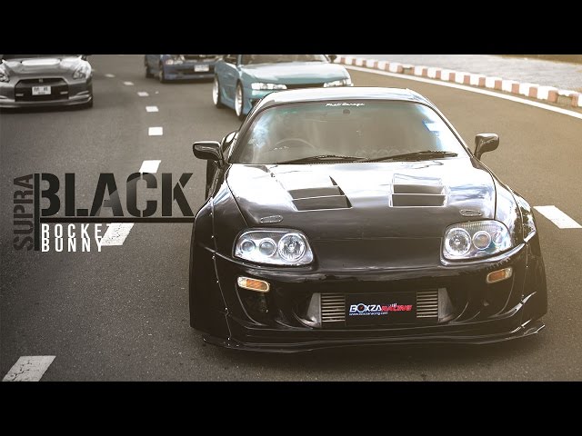 TOYOTA SUPRA BLACK ROCKET BUNNY By BoxzaRacing.com