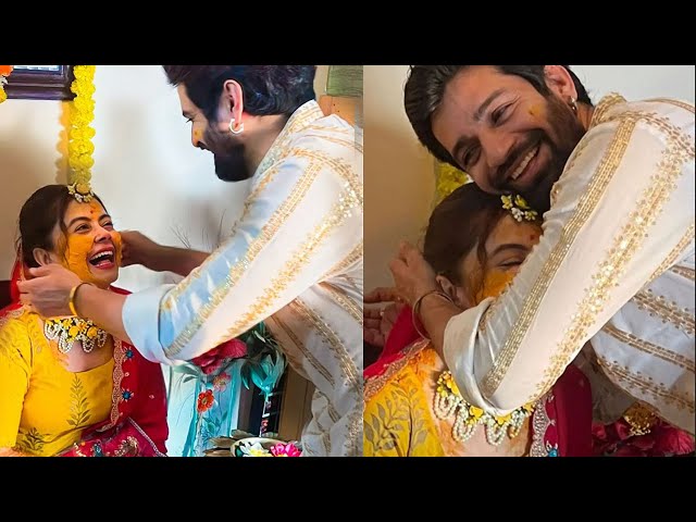 Devoleena Bhattacharjee's grand Haldi Ceremony with BF Vishal Singh with Family and Friends