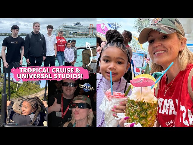 Vlog: Tropical Cruise & Universal Studios Orlando!