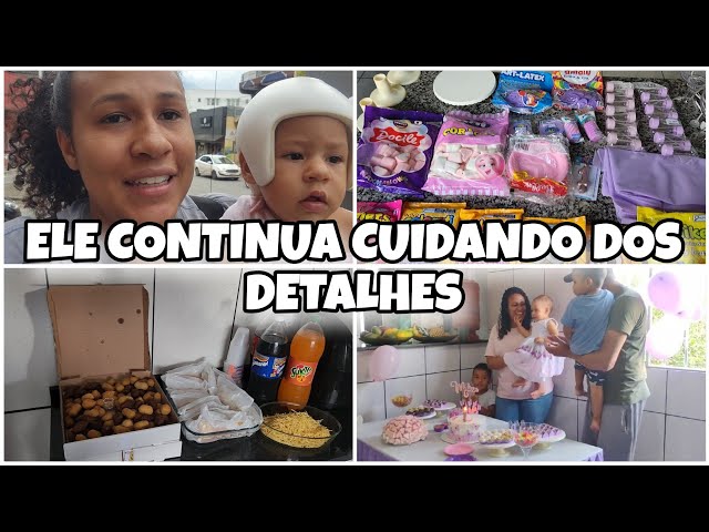 ANIVERSARIO DE  1 ANO DA MELISSA - PREPARATIVOS - DECORAÇÃO - DEUS COMO SEMPRE É BOM DEMAIS