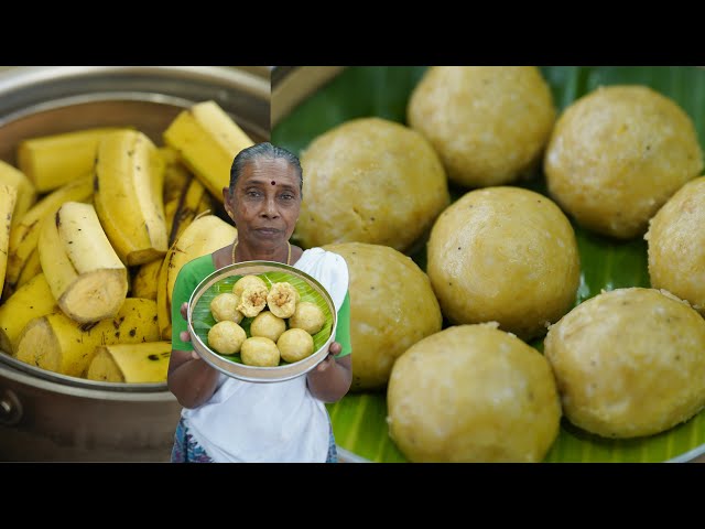 Banana Kozhukattai Recipe | Easy & Healthy Sweet Kozhukattai | Traditional South Indian Snack