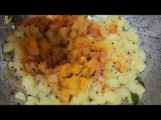 Potato fry and tamarind rice recipes | Mango J |