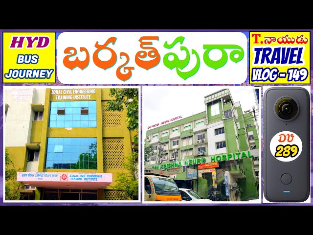 BARKATPURA - HYD BUS JOURNEY - SAI KRISHNA NEURO HOSPITAL - T.NAIDU TRAVEL VLOGS WITH EVARAINA SONG