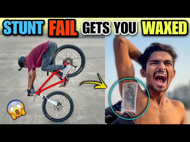 I REGRET Doing This Cycle Stunt Challenge | PAINFUL Punishment! 😱