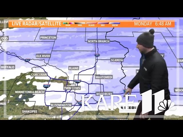 WEATHER: Weather impact alert Monday morning