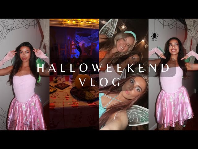 WEEKLY VLOG ♡ halloweekend + grwm 🎃✨🧚🏼