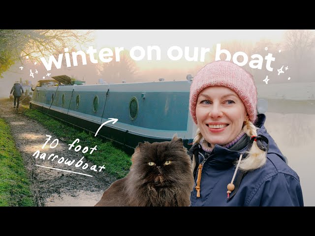 the magic (and challenges) of winter • living on a narrowboat