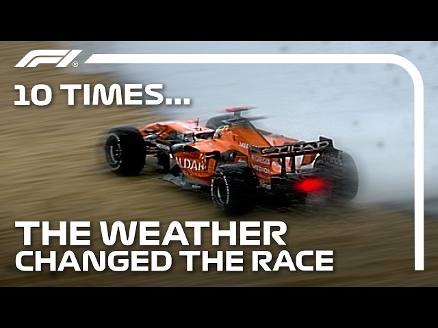 10 Times Weather Changed The Outcome Of The Race!