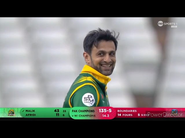 Highlights Pakistan vs West Indies Champions.