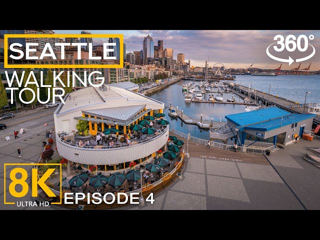 Virtual Walking Tour in Seattle - Exploring the Streets of Emerald City in 8K 360° VR - Part 4