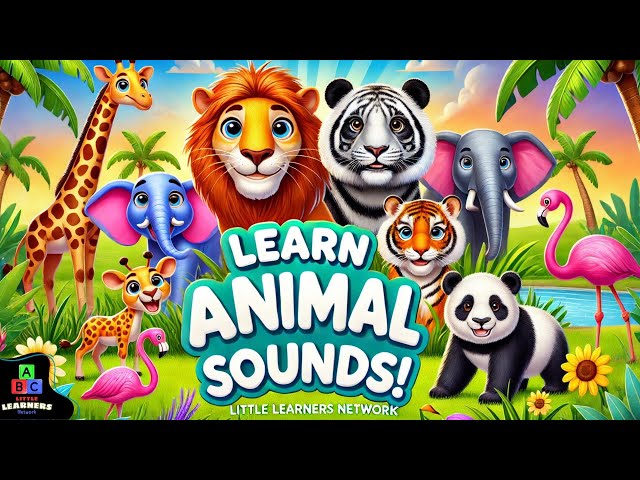 Wild Animals: Names, Sounds, and Learning for Kids