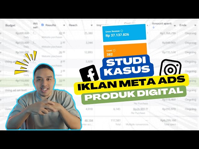 Studi Kasus Iklan Produk Digital di Meta Ads - Rekap 7 Days Series Meta Ads