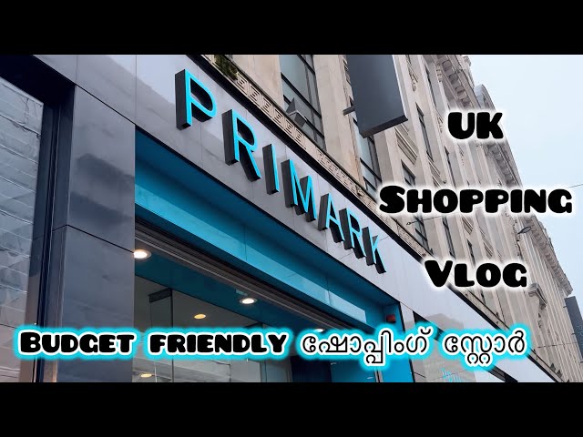 UK SHOPPING VLOG | PRIMARK MANCHESTER | BUDGET FRIENDLY SHOPPING IN UK | WINTER COLLECTION 🛍️