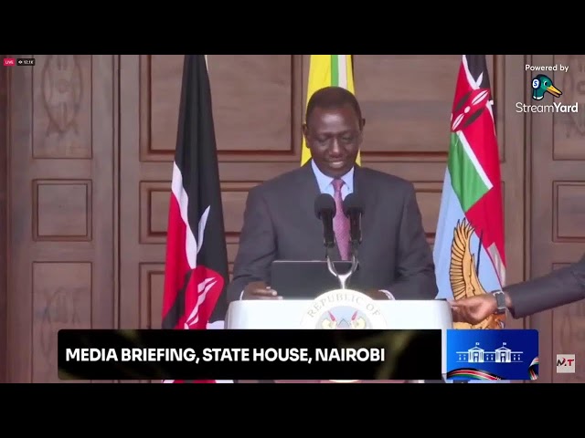 RUTO PRESS BRIEFING ON REMAING CS TO BE APPOINTED