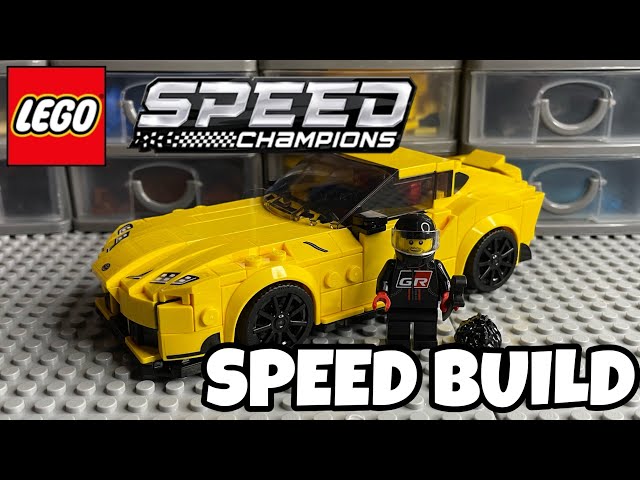 Build with me Lego Speed Champions Toyota GR Supra!