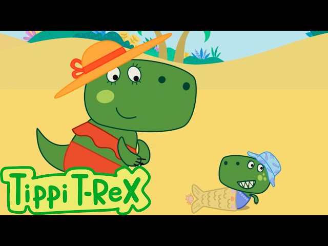 Tippi en la playa - Sirenita T-Rex Y MÁS EPISODIOS DE TIPPI T-REX