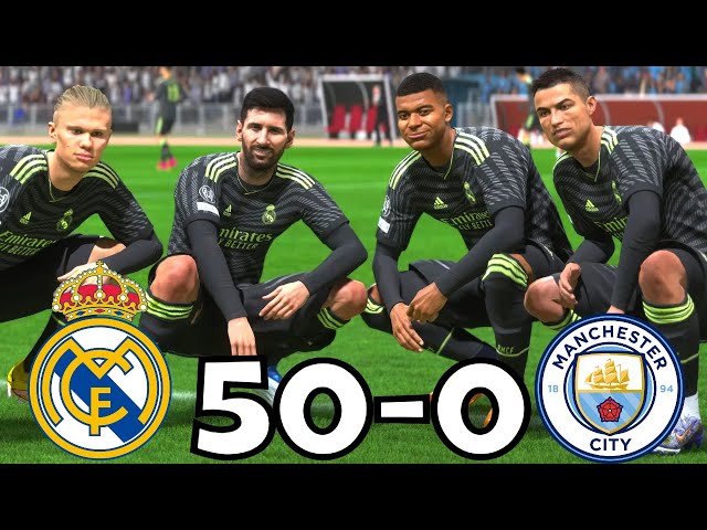 FIFA 23 -RONALDO,MESSI , MBAPPE, NEYMAR, ALL STARS | REAL MADRID Vs MAN CITY - PS5 4K